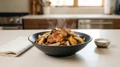 フライパンひとつでごはんが進む、豚切り落としのにんにく生姜スタミナ炒め（甘辛だれ）