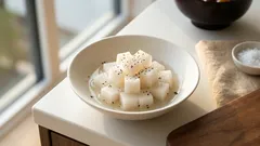 カレーの合間にさっぱり:大根の即席酢漬け、切って和えて10分