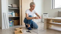 100均ワイヤーネットで押し入れが激変する引き出し式ワゴン収納の作り方