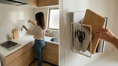 セリアのディッシュラックが万能すぎた、110円で叶う「浮かせる収納」活用術