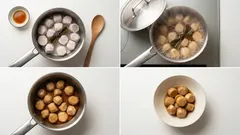 冷凍里芋×めんつゆで手軽に:ほっとする里芋の煮物、作り置きして冷凍もOK