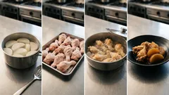 さっぱりコクうま「手羽元と大根の酢煮」—ゆで卵まで味しみの定番煮物