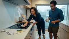 重曹でガスコンロの天板が傷つく？ガラストップ・ホーローを守る掃除の基本