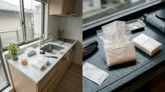 ティッシュ節約は「袋ごと半分に切る」が正解、ソフトパックでズレずにきれいにカット