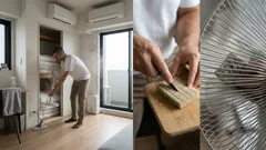 扇風機のホコリ掃除が10分で終わる、切り込みスポンジの作り方と手順