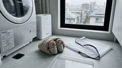 雨の日でも子供靴が早く乾く、タオル+洗濯機脱水で時短する方法