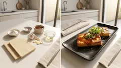 焼き肉のたれで味が決まる。外カリ中ふわ「高野豆腐ステーキ」