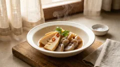 春の作り置きに。たけのことこんにゃくの甘辛煮—照りよく煮含めるコツ