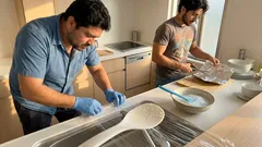 しゃもじがベタつく原因はでんぷん膜かも つけ置きでつるんと復活させる方法